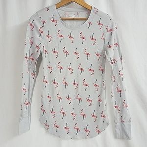 Thermal long-sleeved pajama shirt